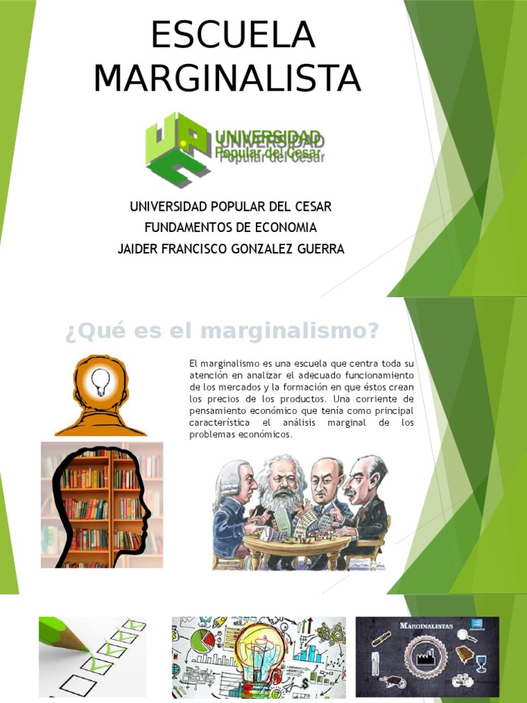 Escuela Marginalista Economia | PDF | Microeconomía | Ciencias económicas