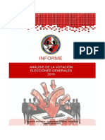 Analisis de La Votacion de Elecciones Generales 2019 - UATF PDF