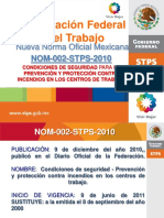 Nom-002-Stps-2010 Presentación PDF
