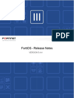 Fortios v5.4.4 Release Notes PDF