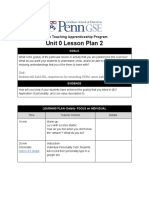 Unit 0 Lesson Plan 2: Urban Teaching Apprenticeship Program