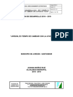 Jordan - Plan de Desarrollo Municipal 2016-2019