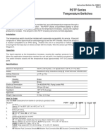 PDTF Series Temperature Switches: Technology