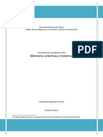 Memoria Colectiva e Histórica PDF