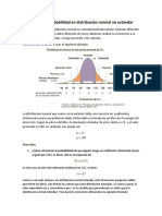 Cálculo de Probabilidad en Distribución Normal No Estándar