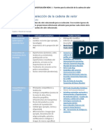 PASO 1 - HERRAMIENTA DE INVESTIGACIÓN NÚM. 1 - Fuentes para La Selección de La Cadena de Valor