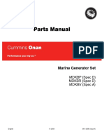 Parts Manual: Marine Generator Set