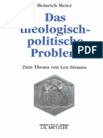 Meier, Das theologisch-politische Problem