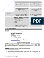 Dates Course Title Target Groups: Contact