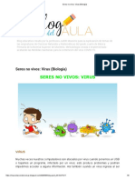 Seres No Vivos - Virus (Biología) PDF