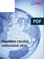 Training Course Catalogue 2016