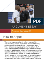 Argument Essay PP
