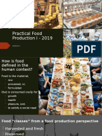 Practical Food Production I - Understanding Food Processing