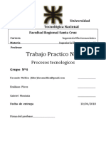 Trabajo Práctico Procesos Tecnológicos