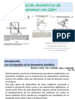 Modelación de Mecanismos Con Cabri