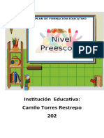 Plan de Formacion para Un Programa Educativo