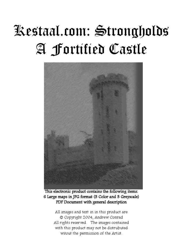 kcs1 Strongholds A Fortified Castle PDF Castle Architectural