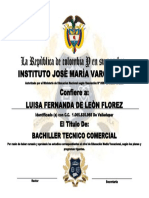 Diploma Bachiller