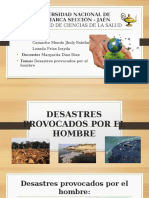 Desastres Provocados Por El Hombre