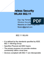 Wireless Security WLAN 802.11: Esp. Ing. Fernando Boiero Maestría en Ciber-Seguridad