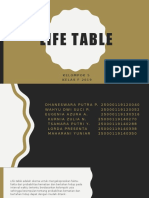 Life Table PPT TM 6