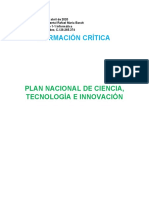 Plan Nacional de Ciencia, Tecnologia e Innovacion Profe Elimer