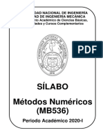 Silabo MB536 2020 1 PDF