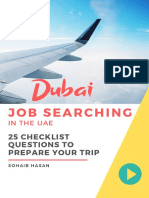 25 Checklist Questions for job searching in the UAE