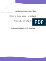 Universidad Abierta y A Distancia de México División de Ciencias Sociales y Administración Fundamentos de Investigación