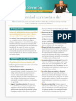 La Navidad Nos Enseña A Dar - Notas Del Sermón PDF