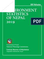 Benvironment Statistics of Nepal 2019 PDF