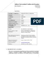 Pontificia Universidad Católica Del Ecuador: Facultad o Escuela de