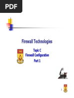 Topic C - Firewall Configuration