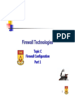Topic C - Firewall Configuration