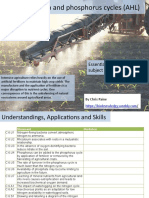 C.6 The Nitrogen and Phosphorus Cycles (AHL) : Essential Idea: Soil Cycles Are Subject To Disruption