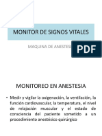 Monitoreo anestesia vitales