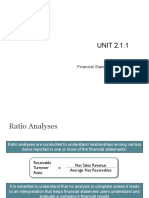 UNIT 2.1.1: Financial Statement Analysis
