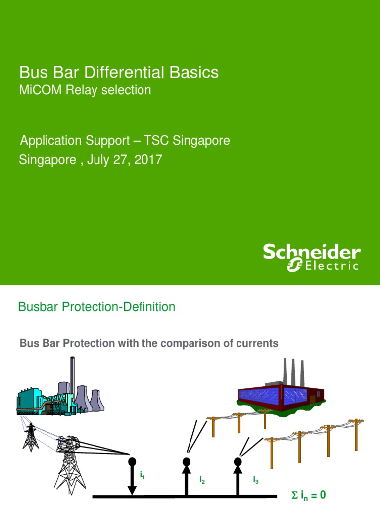 Busbar Differential Protection Overview | PDF | Relay | Electrical ...