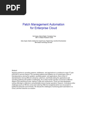 patch management