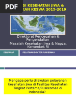 (1). Situasi Keswa & Kebijakan Keswa 2015-2019