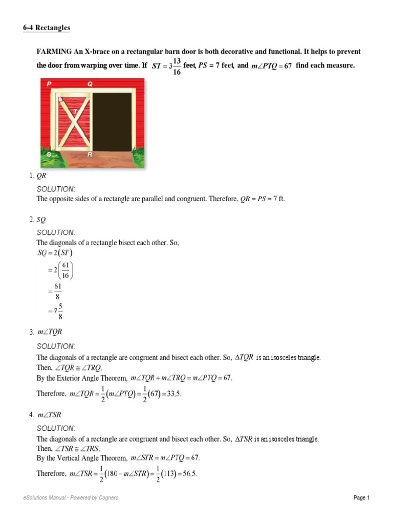 Rectangle Properties and Proofs | PDF | Rectangle | Triangle