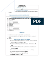 Lesson Plan 1 3TH Grade 13 Feb