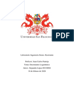 Universidad San Francisco de Quito Informe 1 Correccion PDF