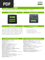 Smart CAP 485 Rev. 2.02 Controlador Automático de Fator de Potência - Trifásico PDF