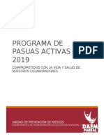 Programa de Pausas Activas