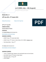 Weekly Plan 8 30th July 4th August PDF