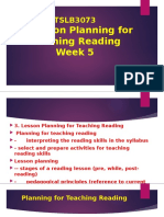 Week 6 - FINAL - LESSON PLANNING - READING