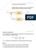 Bloques diagramas funciones transferencia