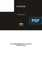 XTONE User Manual PDF