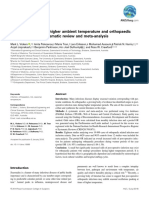 TASAS DE INFECCIÓN Y AUMENTO DE LA TEMPERATURA AMBIENTAL, METANALISIS 2019